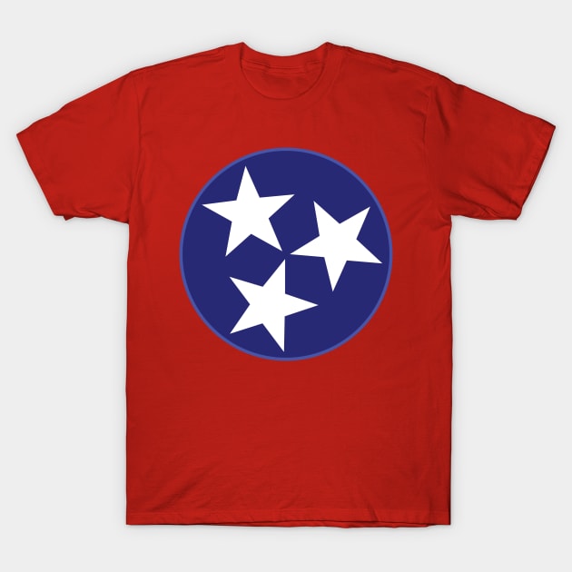 Tennessee TriStar - Blue T-Shirt by dustinjax